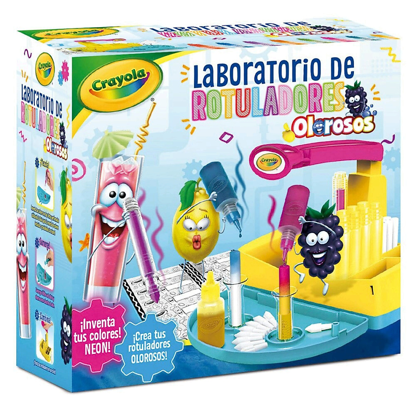 Изображение товара CRAYOLA Набор для создания ароматизированных фломастеров Smelly And Neon Crayons Lab, 1 набор