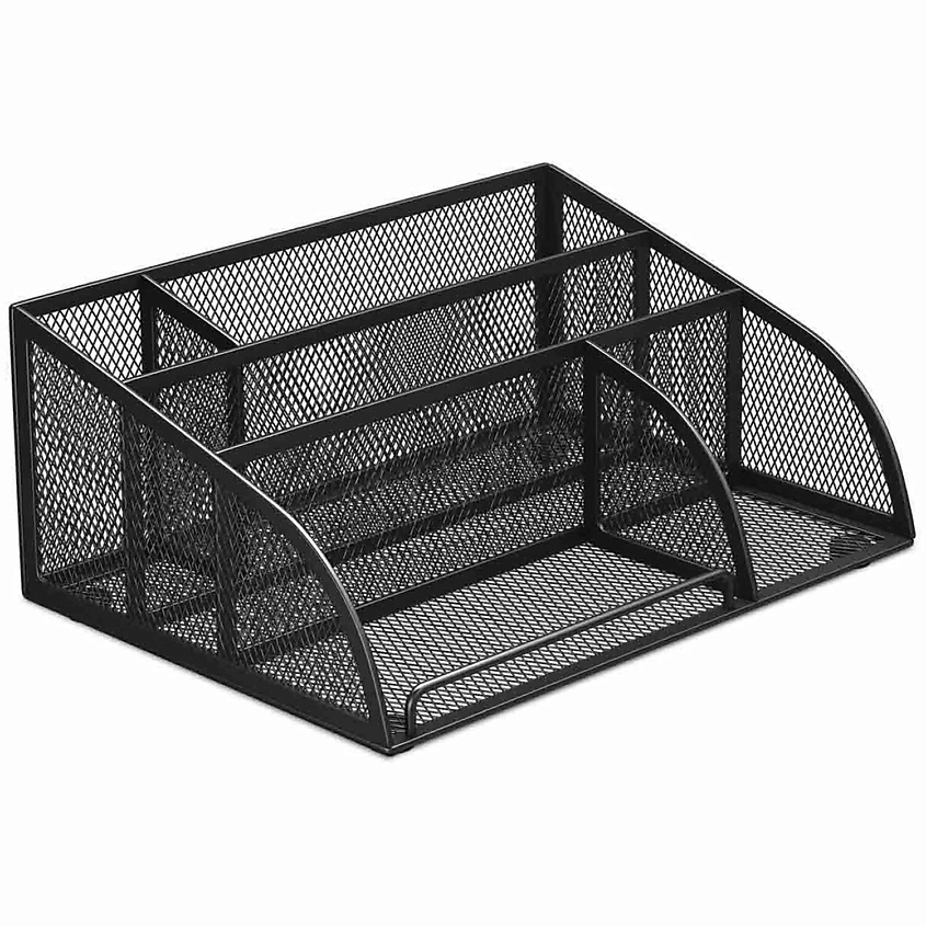 Изображение товара BRAUBERG Подставка-органайзер "Germanium" 5 секций, Черный