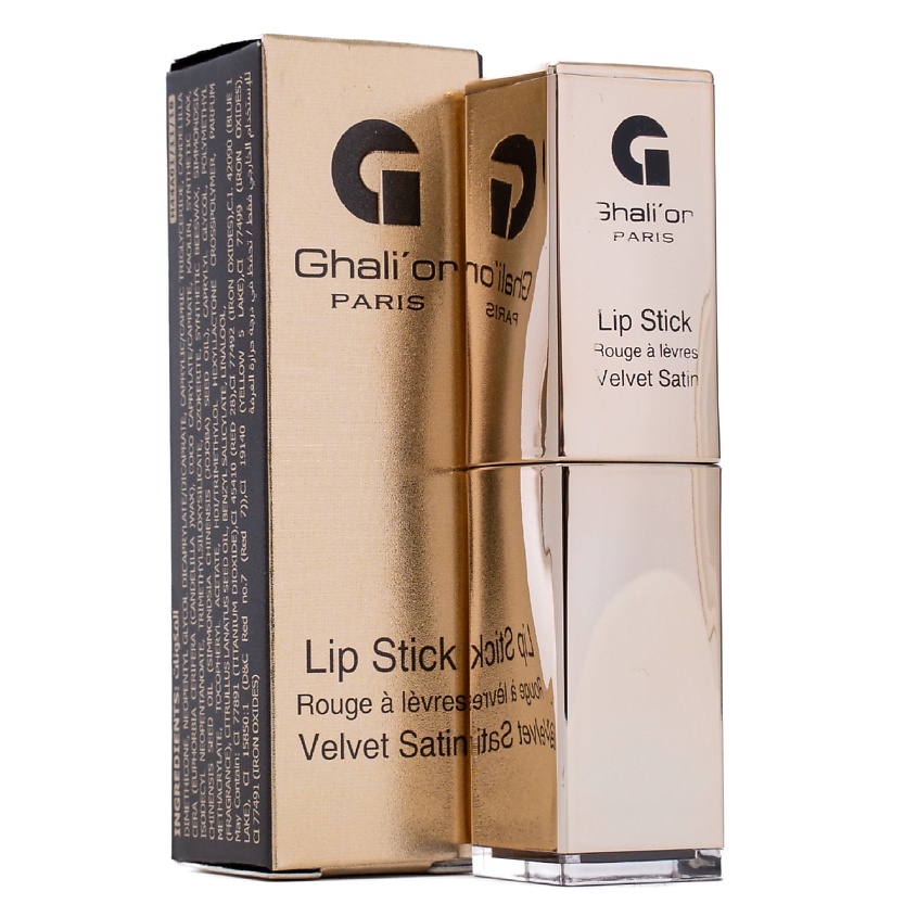 Изображение товара Губная помада Ghali'or velvet matte satin N°102 веганская стойкая 14 оттенков