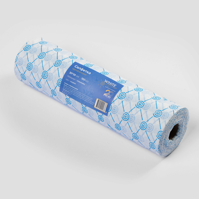 Изображение товара WHITE LINE Салфетка 30*20 рулон №100, 100 шт