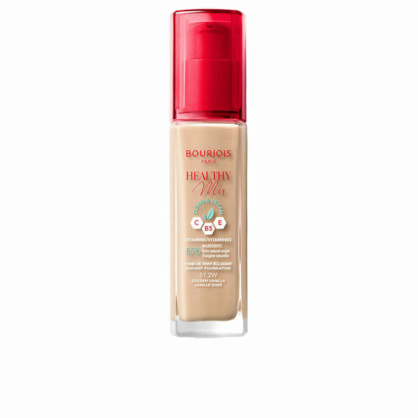 Изображение товара BOURJOIS Тональный крем Healthy Mix, Nº51.2W Golden vanilla