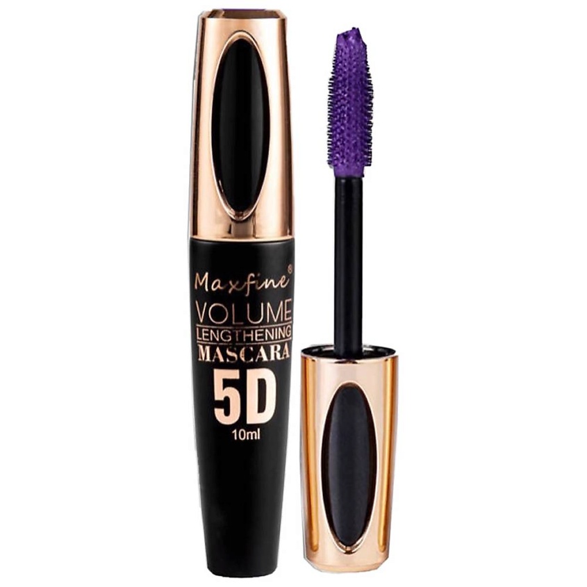Изображение товара Водостойкая тушь для ресниц MAXFINE 5D фиолетовая быстросохнущая
