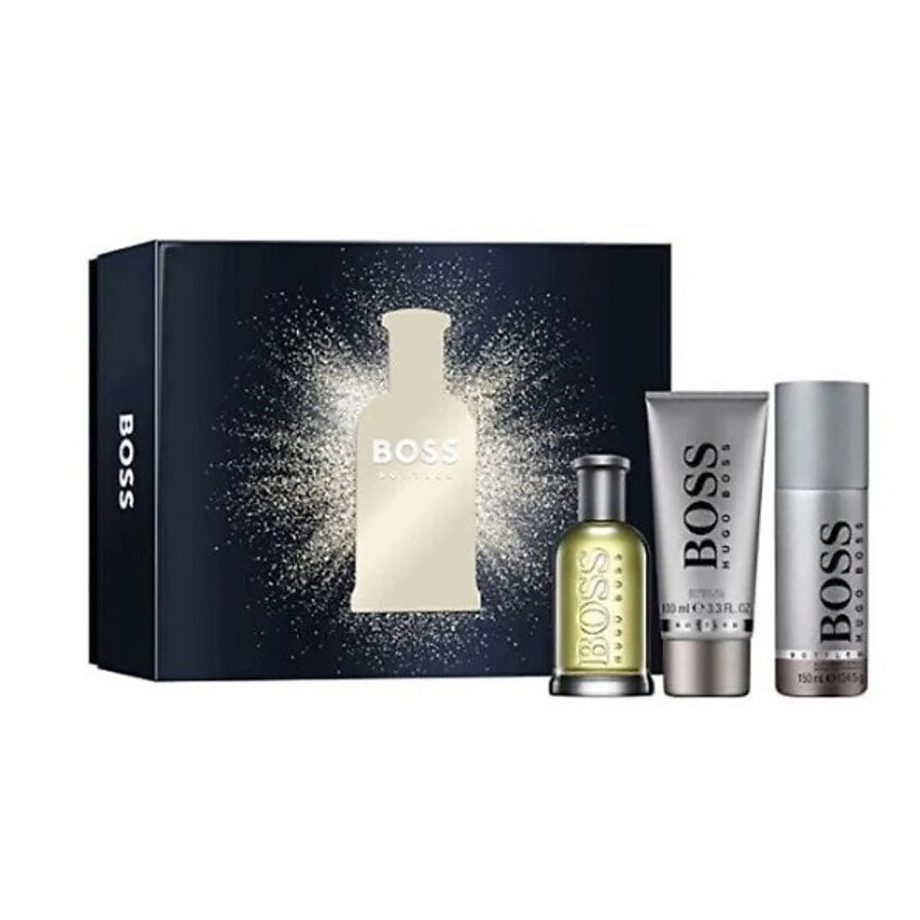Изображение товара BOSS Набор Boss Bottled: Туалетная вода + Гель для душа + Дезодорант-спрей, 100 мл + 100 мл + 150 мл