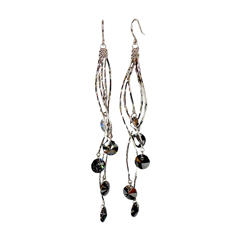 Изображение товара AMANTE CRYSTAL Серьги KR SOFI AB, Серый