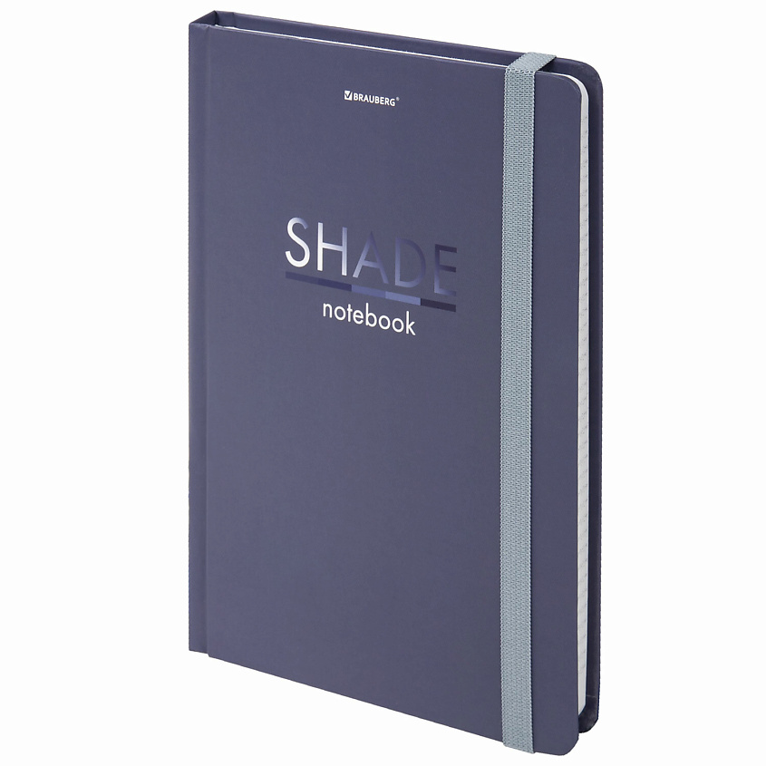 Изображение товара BRAUBERG Блокнот А5 Shade твердый, Серый