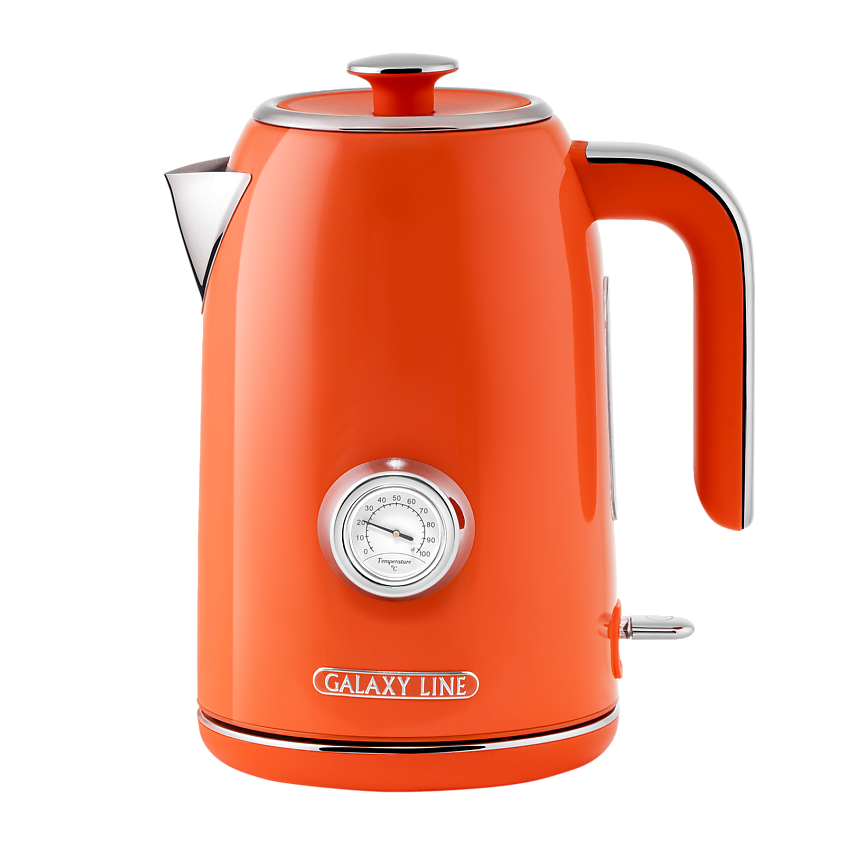 Изображение товара GALAXY LINE Чайник электрический GL0351, цвет: Оранжевый, 1 шт.