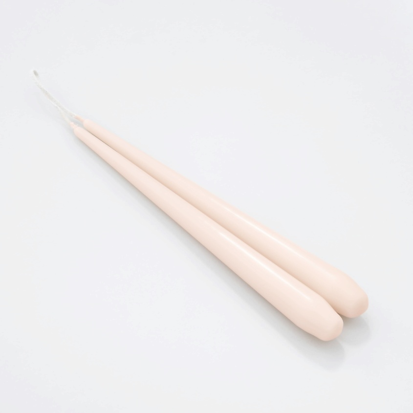 Изображение товара Набор конических свечей ALDECANDLES 25см, айвори, декоративные интерьерные свечи