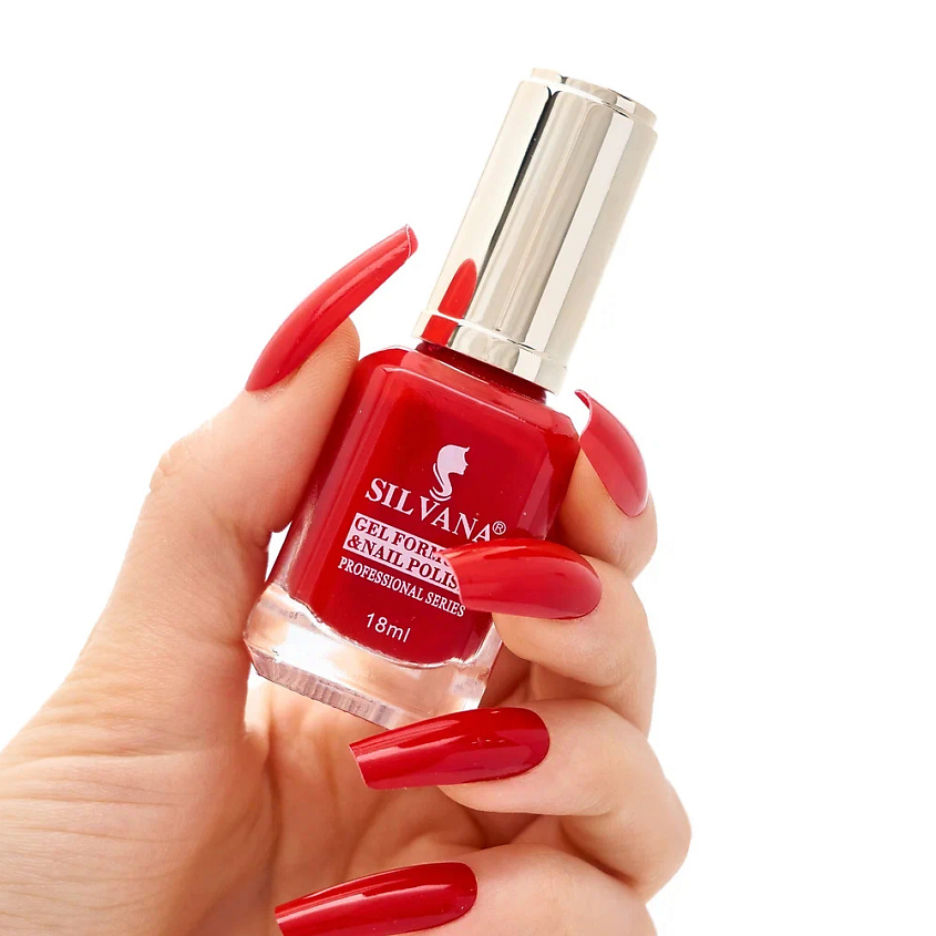 Изображение товара SILVANA Гибридный лак для ногтей Аллая Роза без УФ-лампы 8 мл