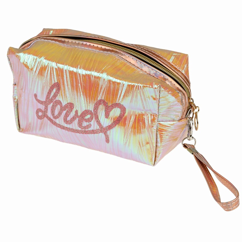 Изображение товара LUKKY Косметичка блестящая Love, Розовый