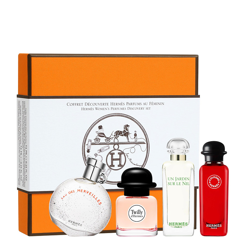 Изображение товара HERMES Подарочный набор миниатюр Collection Miniatures, 4 x 7.5 мл
