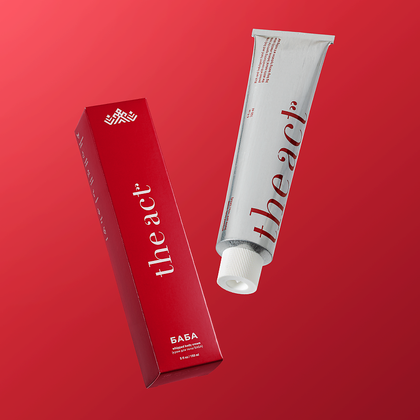 Изображение товара THE ACT Крем для тела и рук увлажняющий серия БАБА, 150 мл