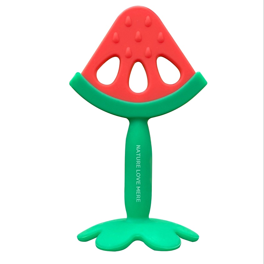 Изображение товара NATURE LOVE MERE Прорезыватель-массажер для десен арбуз, Красный