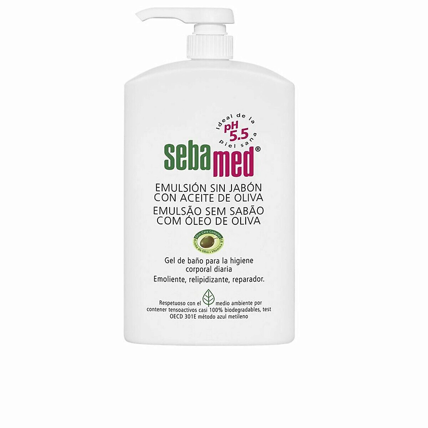 Изображение товара SEBAMED Эмульсия без мыла Soap-free Emulsion для чувствительной и сухой кожи, 1000 мл