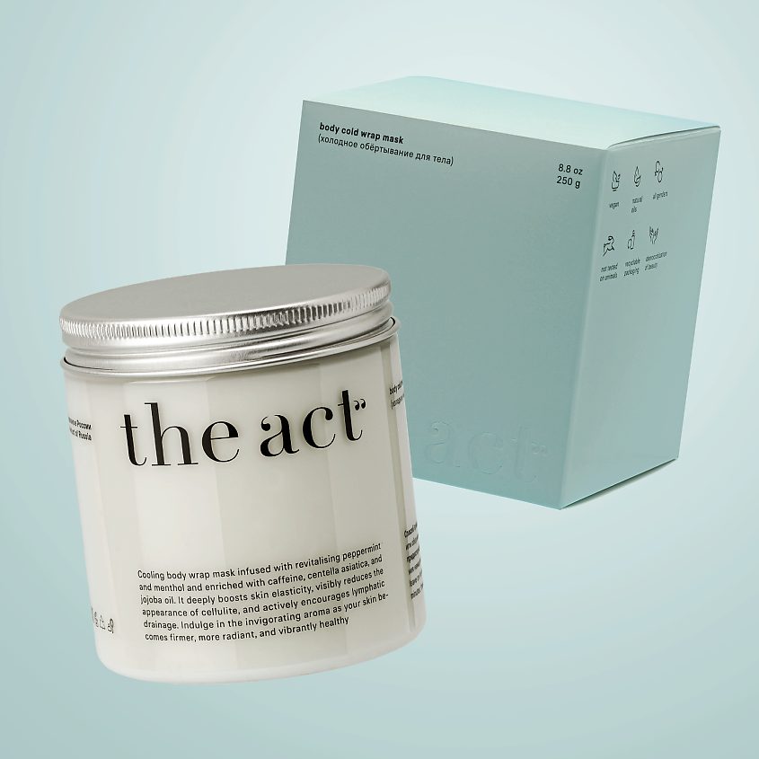 Изображение товара THE ACT Холодное обертывание для тела, 250 мл