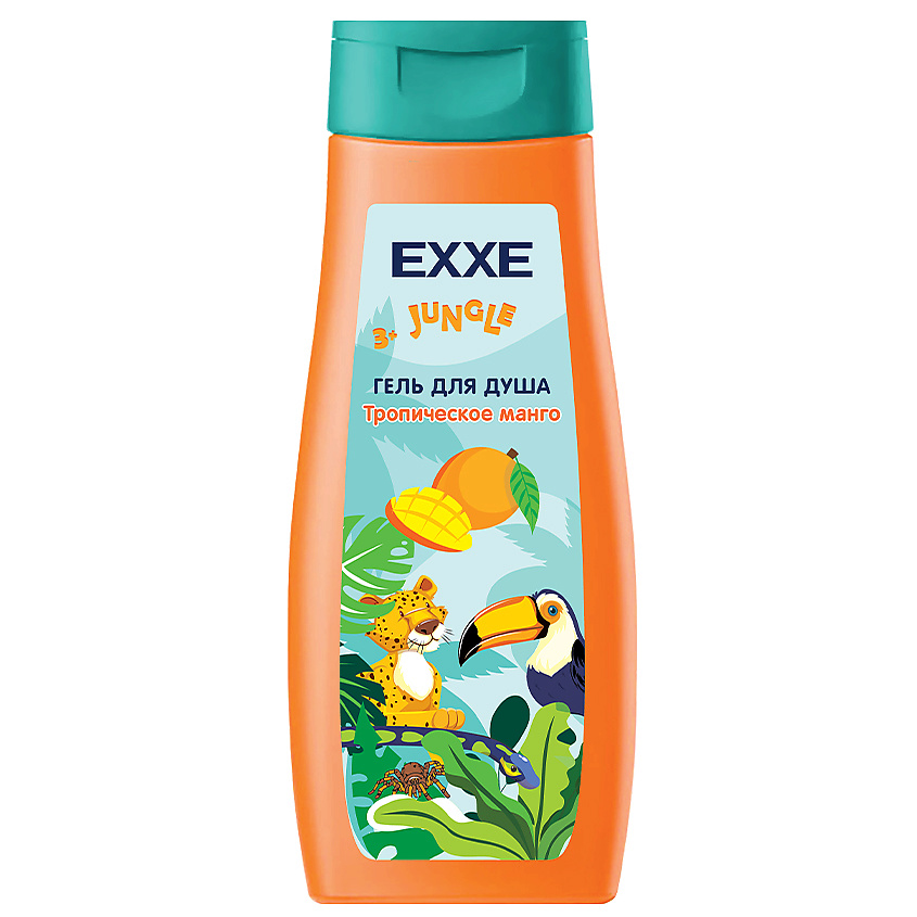 Изображение товара EXXE Гель для душа детская серия Джунгли "Тропическое манго", 400 мл, 400 мл