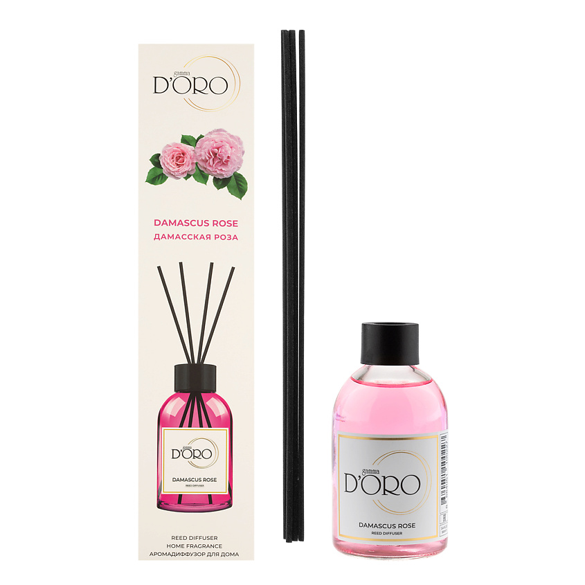 Изображение товара GAMMA D'ORO Диффузор ароматизатор для дома Дамасская роза 55 мл