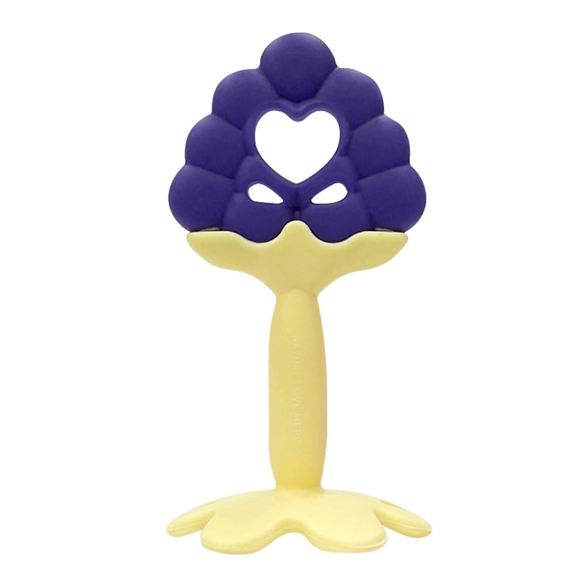 Изображение товара NATURE LOVE MERE Прорезыватель-массажер для десен виноград, Фиолетовый