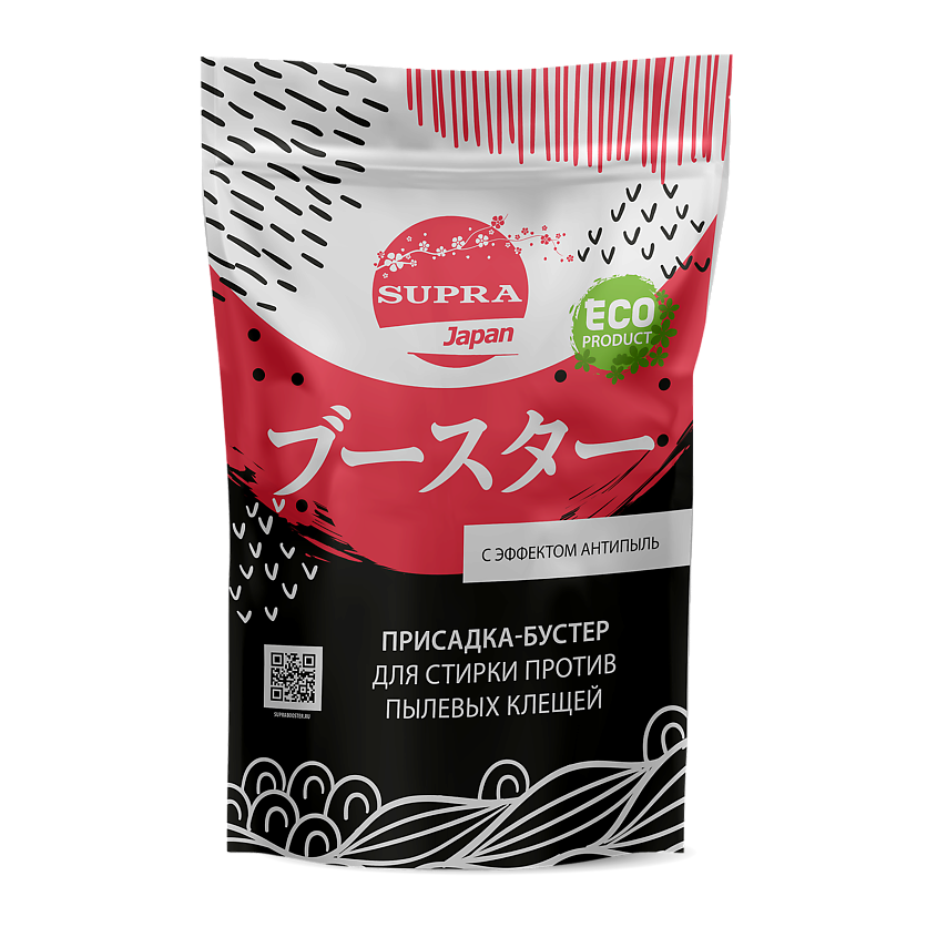 Изображение товара SUPRA Присадка-бустер для стирки против пылевых клещей, 250 г