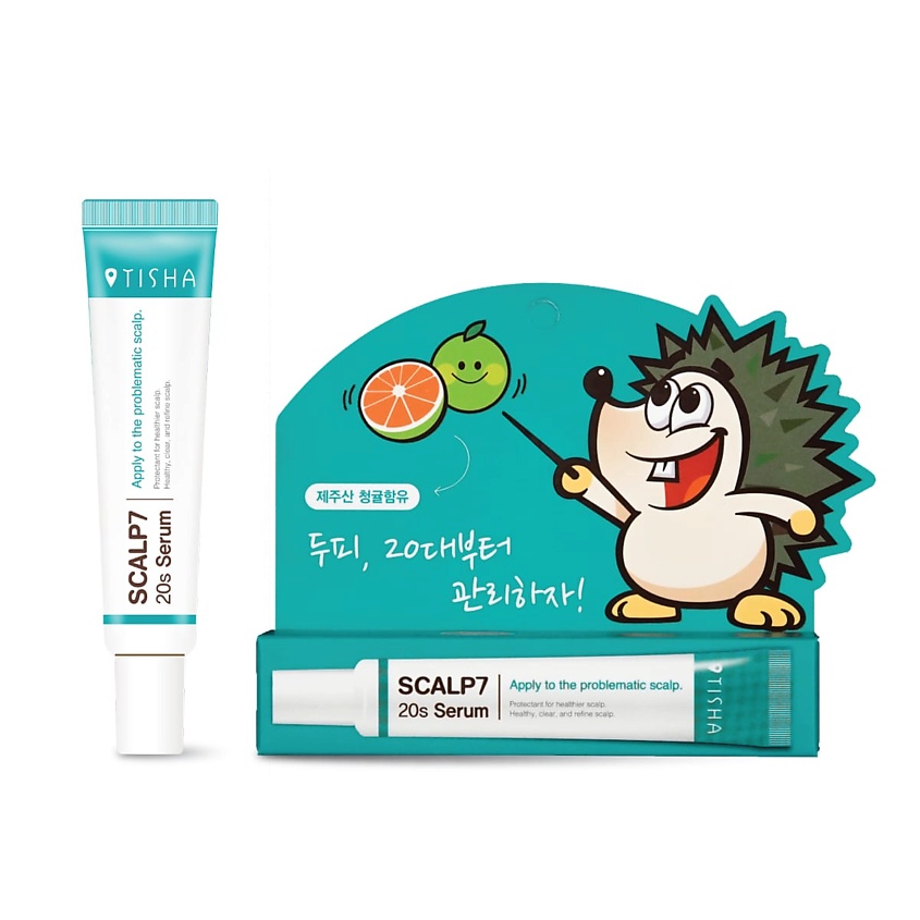Изображение товара TISHA Сыворотка для ухода за кожей головы с экстрактом мандарина, 15 г