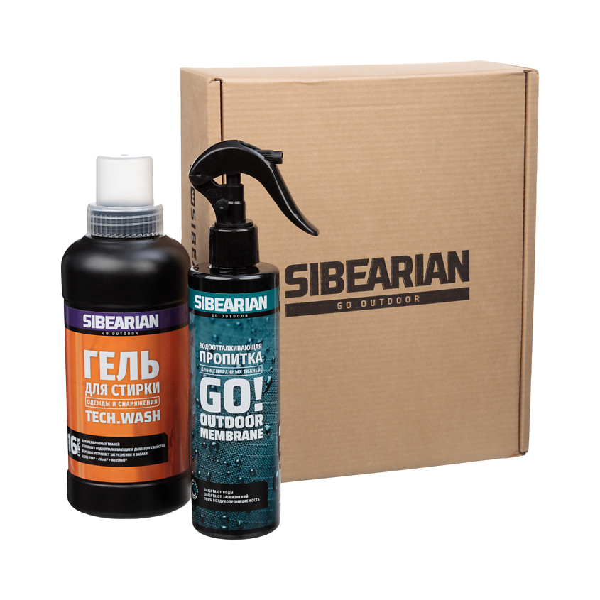Изображение товара SIBEARIAN Набор для очищения и восстановления одежды и снаряжения MOUNTAIN, 1 шт