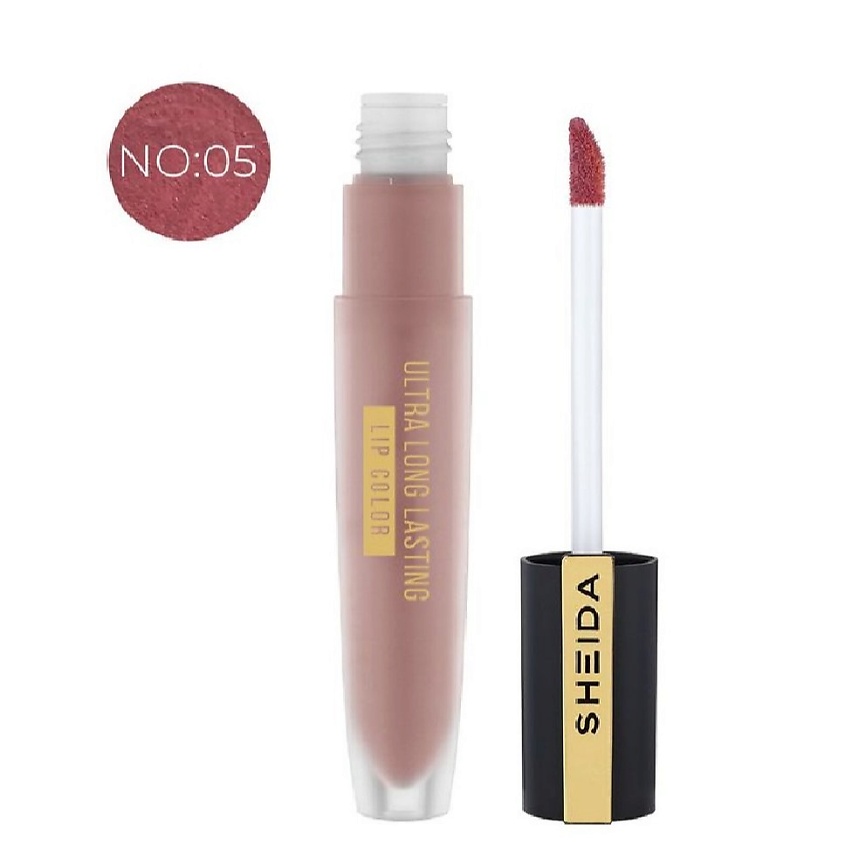 Изображение товара Водостойкая жидкая помада для губ Long Lasting SHEIDA коралл розовый персик