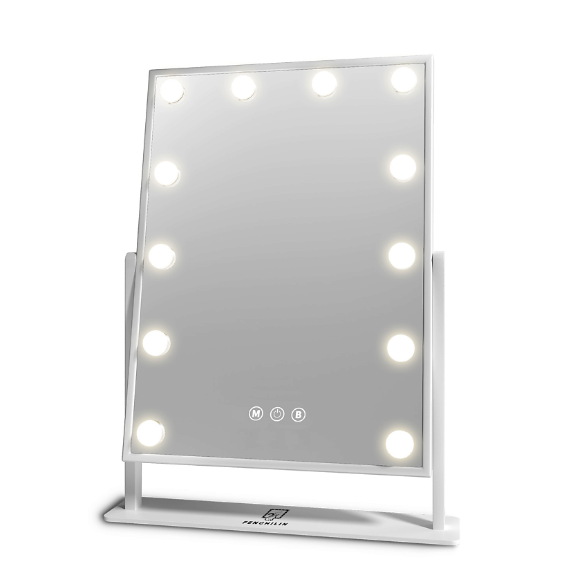Изображение товара Профессиональное настольное зеркало с подсветкой FENCHILIN DC-117, 30х41 см