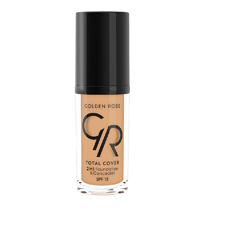 Изображение товара ГОЛДЕН РОЗЕ Крем тональный TOTAL COVER 2in1 Foundation Natural Tan