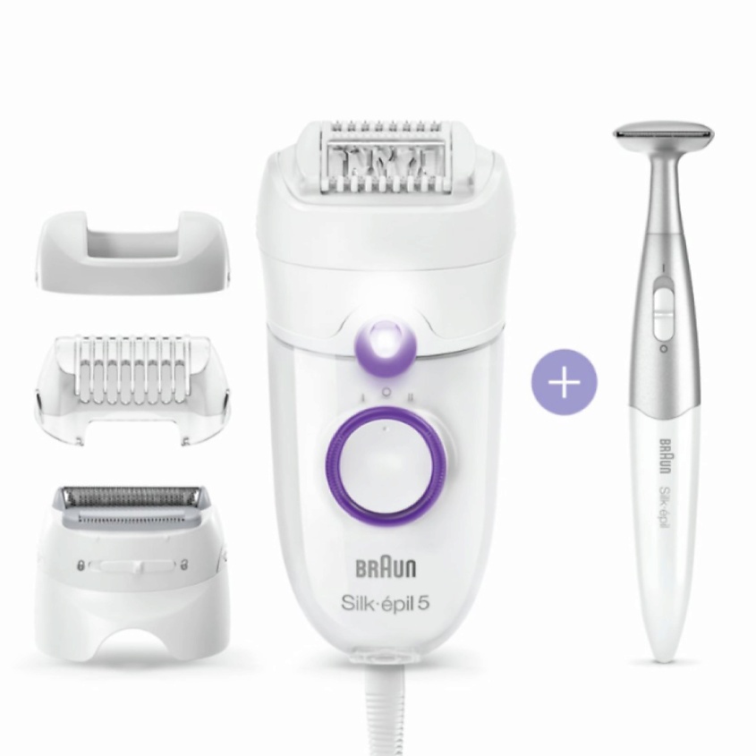 Изображение товара BRAUN Braun эпилятор Silk-epil 5 Series 5-825P 28 пинцетов,с подсветкой, 1 шт