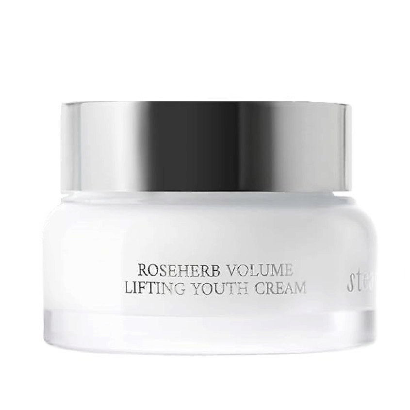 Изображение товара STEAMBASE Roseherb Volume Lifting Youth Cream Антивозрастной крем для придания объема с шиповником, 50 мл.
