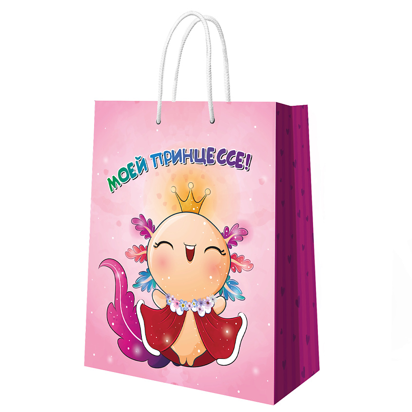 Изображение товара Подарочный пакет для подарков Мое маленькой принцессе 335х406х155 мм