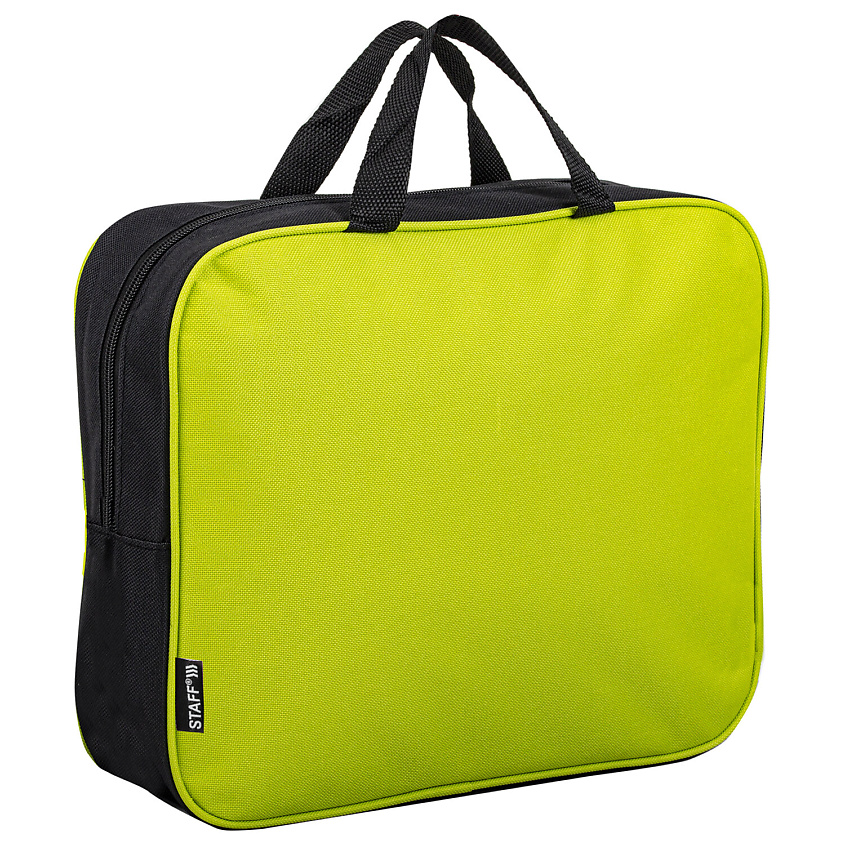 Изображение товара Папка-сумка STAFF EVERYDAY из полиэстера А4 с ручками Зеленая