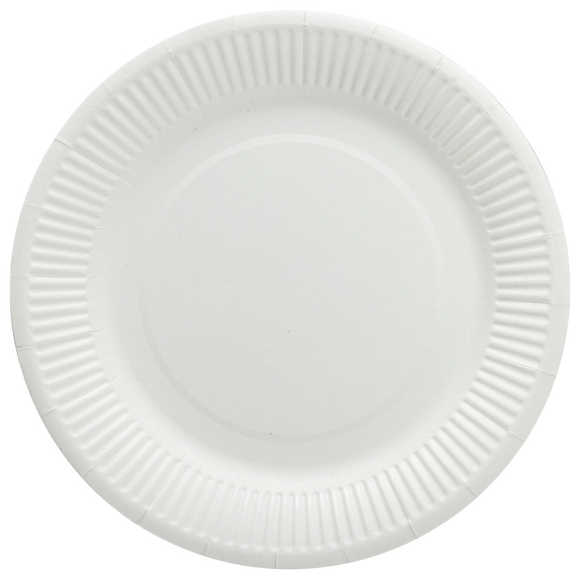 Изображение товара Одноразовые бумажные тарелки LAIMA 100 шт. для кафе и мероприятий