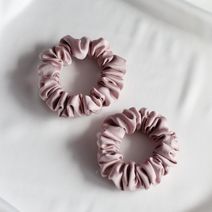Изображение товара 8 HORAS OF SILK Набор из 2 средних резинок тенсель, Dust Pink