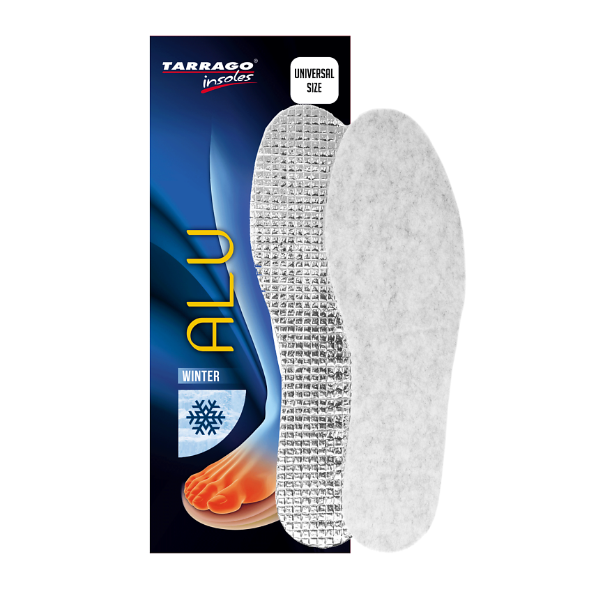 Изображение товара TARRAGO Зимние стельки для обуви ALU, размер: 35-46