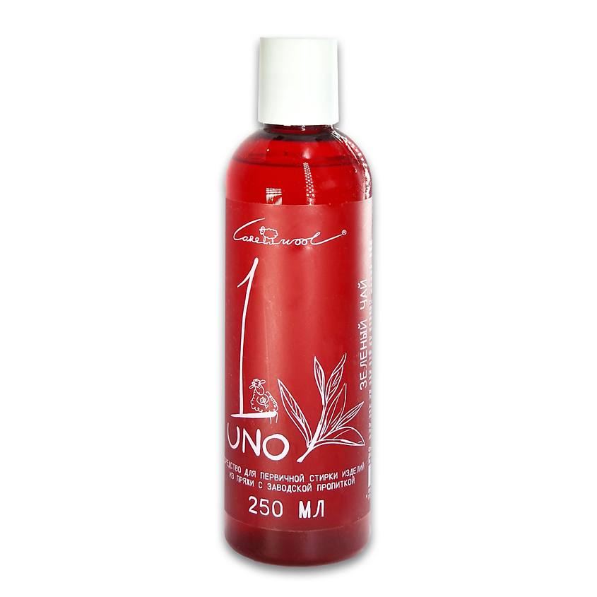 Изображение товара CAREWOOL UNO средство для первичной стирки изделий из пряжи с пропиткой зеленый чай, 250 мл
