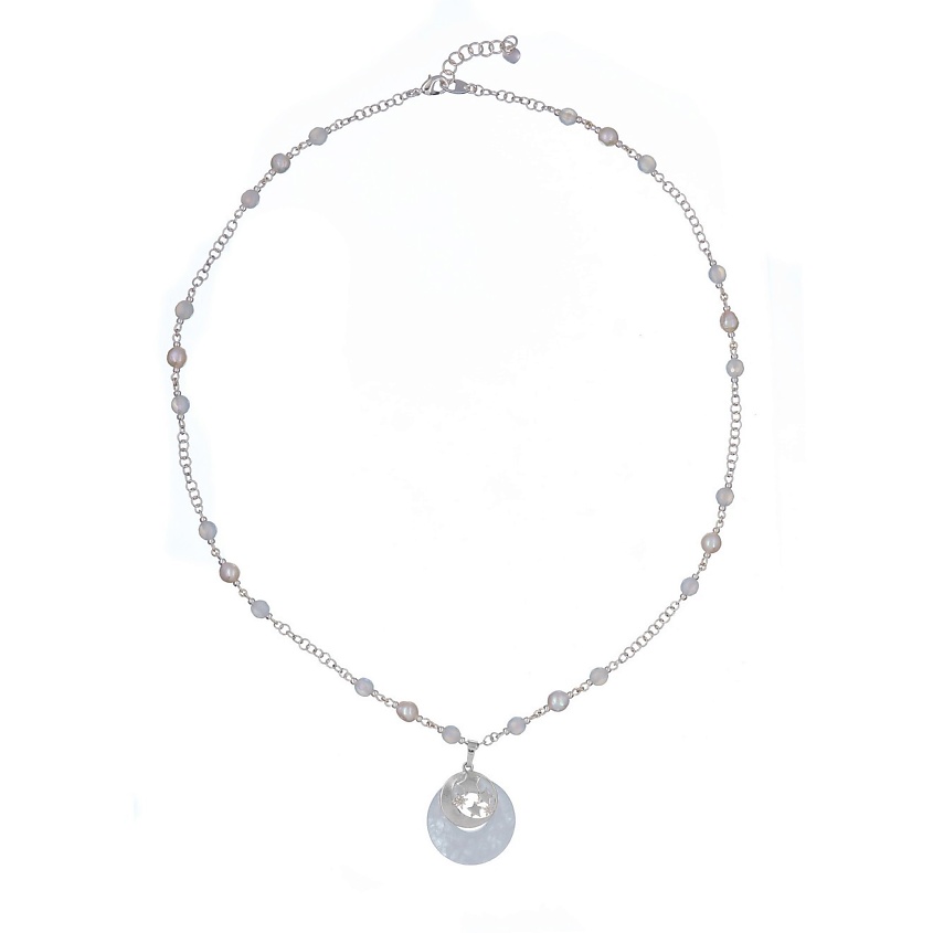 Изображение товара LANZEROTTI Колье Splendore, с жемчугом, жадом и кварцем, 1 шт