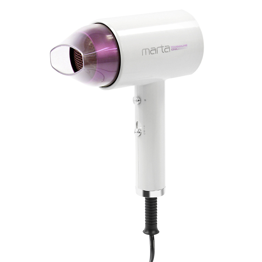 Изображение товара Компактный фен MARTA MT-1263 1800W с 3 режимами и холодным воздухом