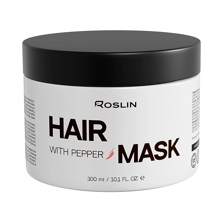 Изображение товара ROSLIN Стимулирующая маска для волос с экстрактом красного перца, для роста волос, 300 мл