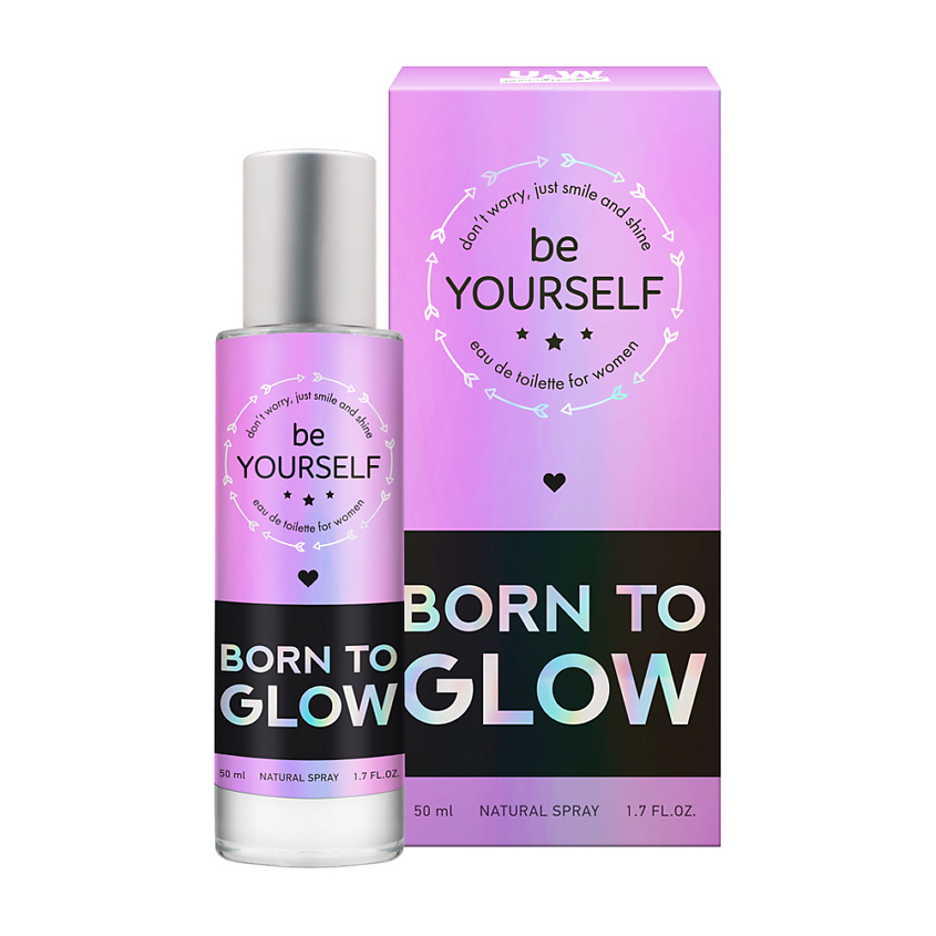 Изображение товара YOU & WORLD Туалетная вода женская Be Yourself Born to Glow Ваниль, 50 мл