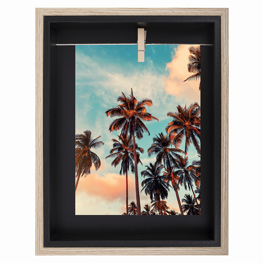 Изображение товара BRAUBERG Рамка LOFT BLACK BOX, Коричневый