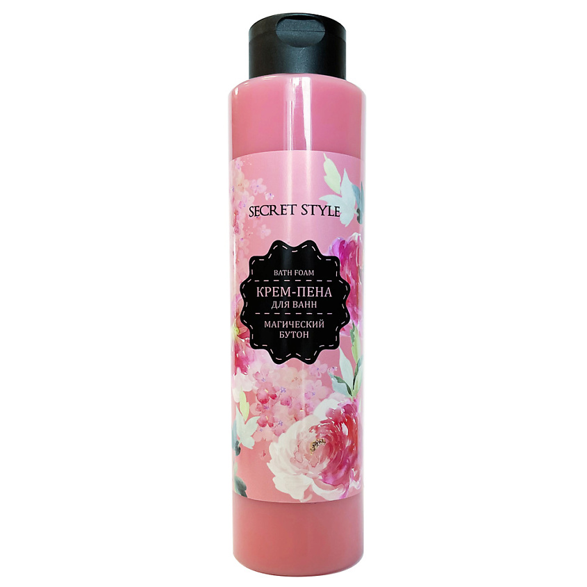 Изображение товара Крем-пена для ванны МАГИЧЕСКИЙ БУТОН 390 мл от SECRET STYLE, питает и расслабляет кожу