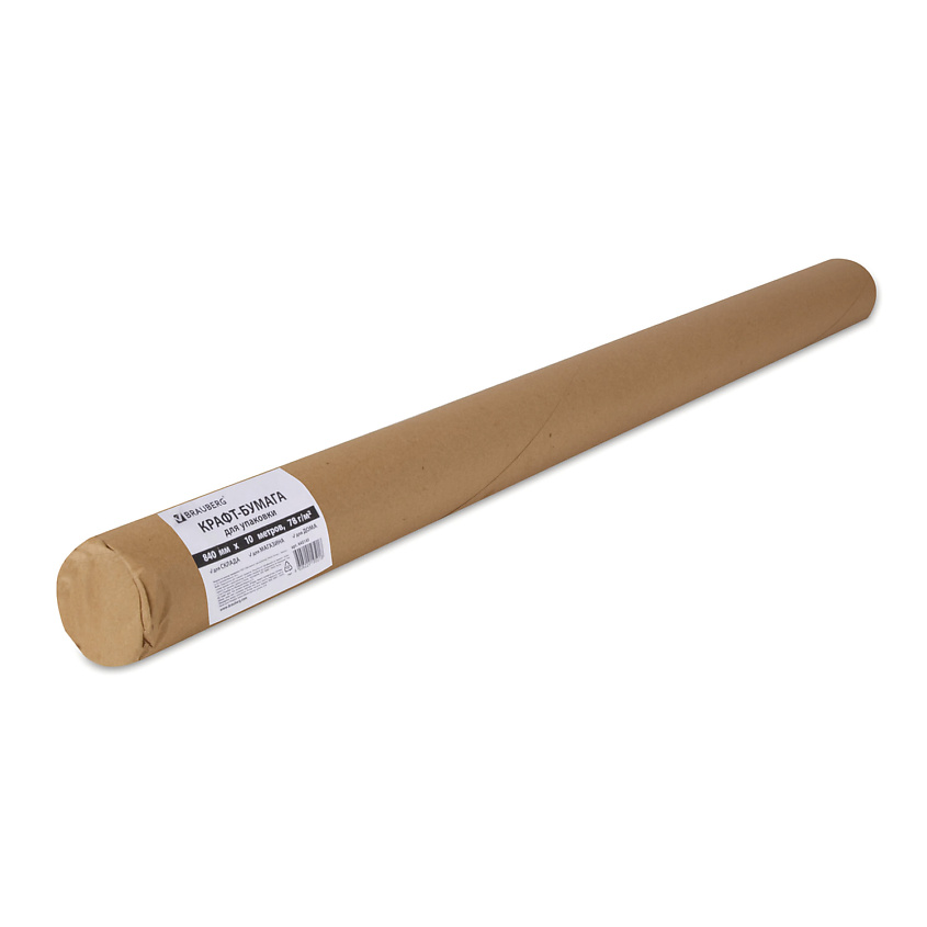 Изображение товара BRAUBERG Крафт-бумага в рулоне, Плотность бумаги: 78 г/м3