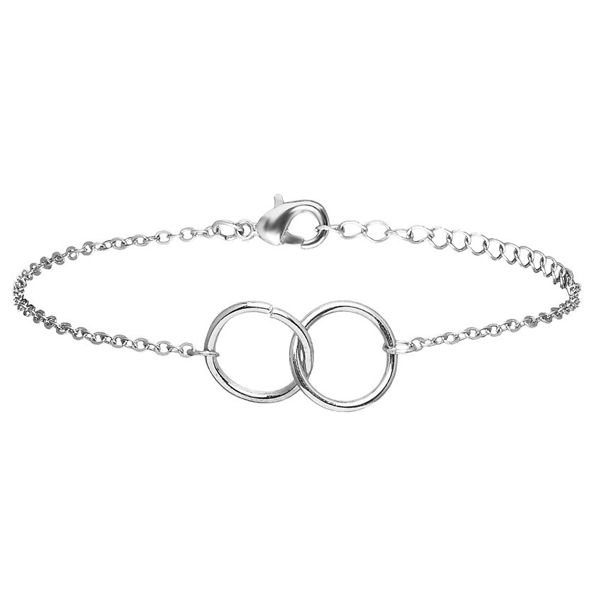 Изображение товара Браслет на руку NOTHING BUT LOVE Навеки вместе серебряный регулируемый