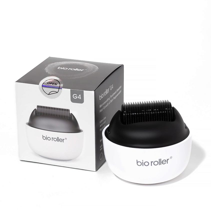 Изображение товара MEZONICA Bio Roller G4 Щетка мезороллер 1,5 мм для мезотерапии ухода для кожи волос бороды, 1 шт.