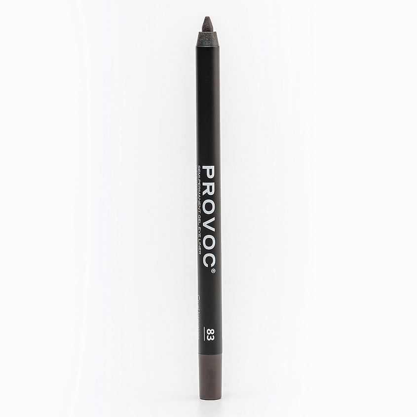 Изображение товара PROVOC Полуперманентный гелевый карандаш для глаз темно-коричневый водостойкий