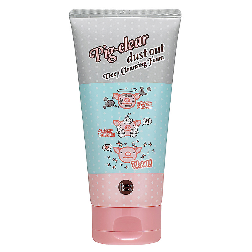 Изображение товара HOLIKA HOLIKA Глубоко очищающая пенка для лица Pig-clear dust out Deep Cleansing Foam, 150 мл
