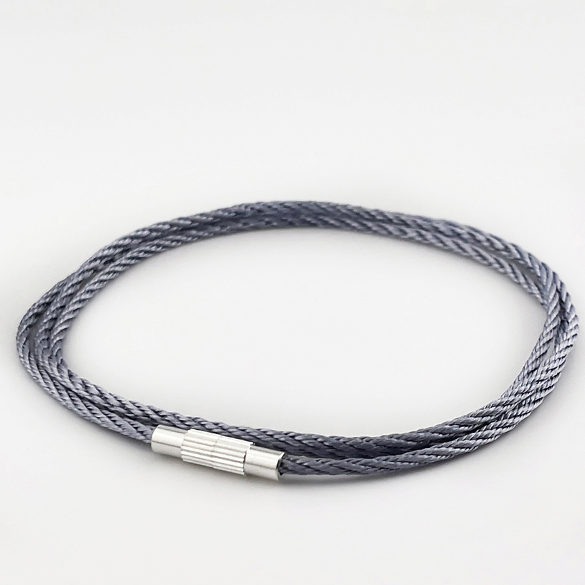 Изображение товара ROK HAIR Шнурок для крестика и бижутерии со стальным замком, 45 см