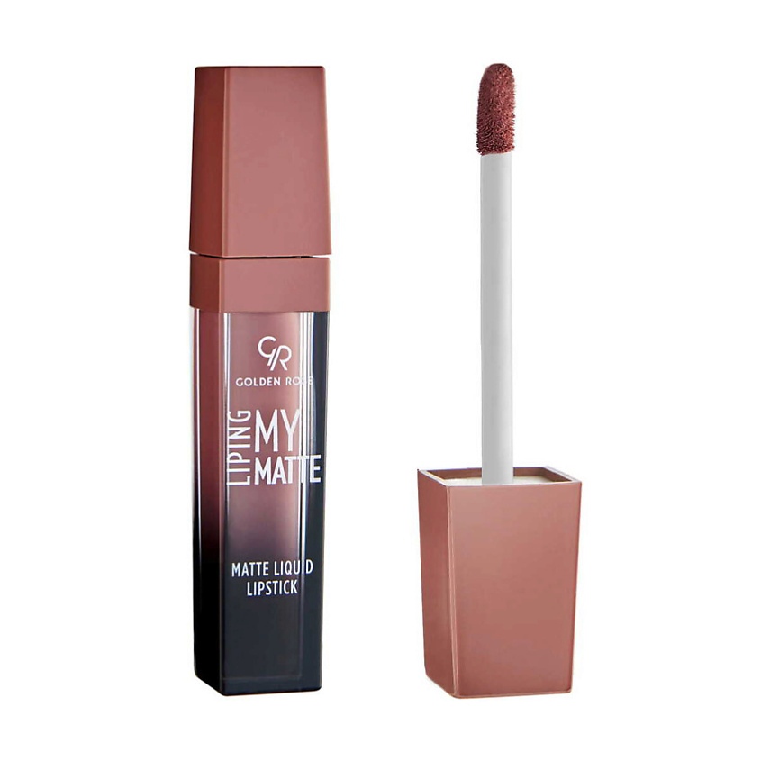 Изображение товара GOLDEN ROSE Жидкая помада LIPING MY MATTE, №10