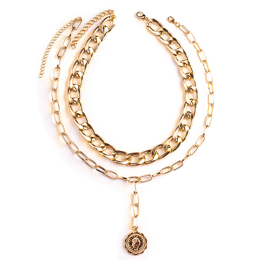 Изображение товара MELTY Колье цепь массивное, Золотой