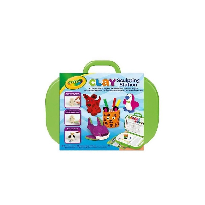 Изображение товара Crayola набор для лепки и раскрашивания Briefcase Clay Sculpting Station для детей
